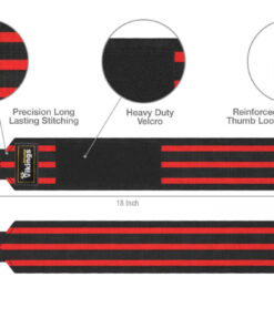 Alternative view of ELASTIC WRIST WRAPS SUPER HEAVY STRENGTH